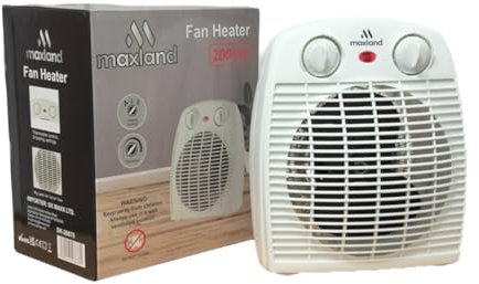 Fan Heater Electric Heater Portable Heater with Overheat Protection & 2 Heat Settings 2000w Electric Heater Low Energy Efficient Room Heater Space Standing Heaters For Home Office