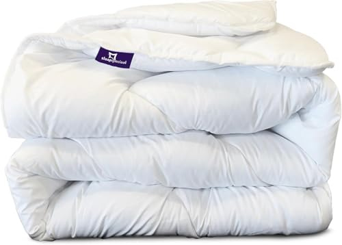 Slaapspeciaal Ganzjahresbettdecke 140x200 - Bettdecke ohne Bezug [Ultrasoft] Duvet [waschbar] Steppdecke für Sommer und Winter [450g/m²] - Allergiker Bettwäsche Every Season Serie