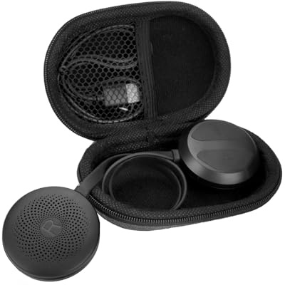 Doohoeek Wireless Ski Helmet Headphones, Slim Bluetooth Headset with Built-in Mic & IPX5 Water-Resistant, Universal Fit with Charging Box, Glove-Friendly Controls for Snowboarding & Skiing