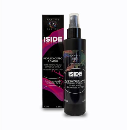 RAPTUS ISIDE Spray Corpo e Capelli 200 ml – Profumazione Dolce e Lattiginosa – Fragranza Cremosa e Avvolgente – Uso Quotidiano – Profumo Delicato