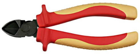 SW-Stahl 40505L Seitenschneider, 160 mm I Isolierter Drahtschneider mit 2-Komponenten-Griff I Ergonomischer Kabelschneider für Präzisionsarbeiten I VDE geprüft