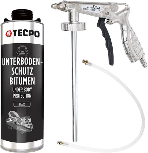 Protezione per sottoscocca bitume nero + pistola a spruzzo ad aria compressa protezione sottoscocca