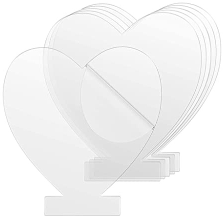 YiQinzcxg Placa acrílica de doble cara superficie 6 placas de hierro fundido LED placa de mesa