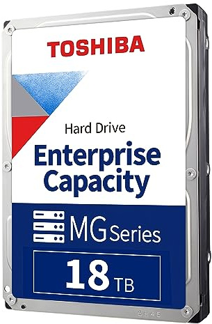 Toshiba Enterprise MG09 Series 18TB Interne Festplatte MG09ACA18TE 3,5 Zoll HDD SATA 6Gb/s 512MB (Reacondicionado)