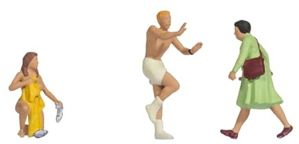 NOCH H0 Funny Scenes In Flagranti, Humorous Everyday Scene, 1:87 Figure Set for the Track H0