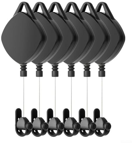 Zilimontt VR-Kabel-Management, 6 Packungen VR-Riemenscheibensystem, kompatibel mit Quest 3/2/1/Rift S/PS VR2 Link-Kabeln