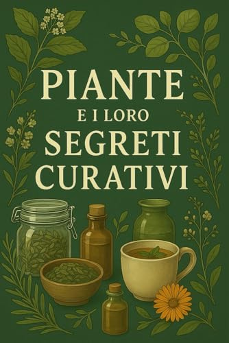 PIANTE E I LORO SEGRETI CURATIVI-Un Enciclopedia delle piante dalla A alla Z-Oltre 500 Pagine di Erbe Aromatiche e Piante Medicinali con Ricette-Un ... OMAGGIO,OLI,TINTURE,CREME,UNGUENTI,CATAPLASMI