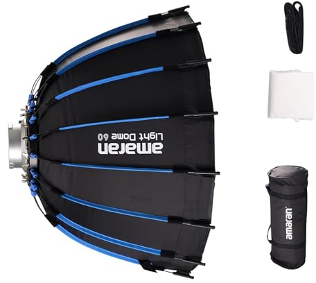 Aputure Light Dome Amaran Softbox 60cm (2ft) Circular Bowens Mount with Honeycomb Grid