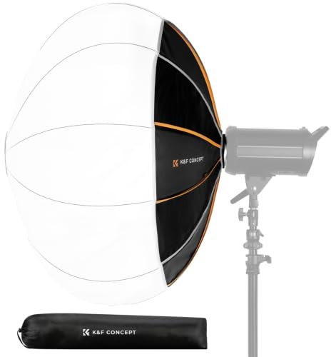 K&F CONCEPT Lantern Softbox 35.4/90cm Prof. Ajustable Liberación Rápida