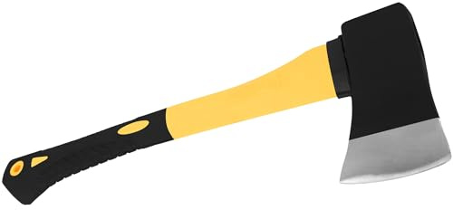 Performance Tool M7112 Axe with Fiberglass Handle, Black / Yellow, 1.25 Pound