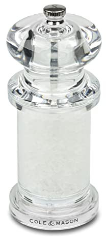 Cole & Mason H50502P 505 Macina Sale, Precision+, Macinatura Regolabile, Acrilico, 140mm, Include 1 x Mulino