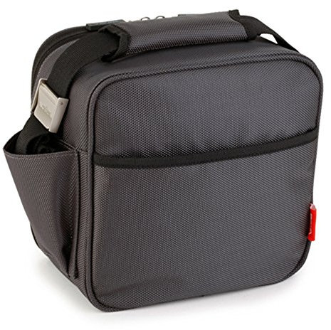 Valira Bolsa Porta Alimentos 2 HERMETICOS Poliester Negro/Gris Lunch Bag 6129/27