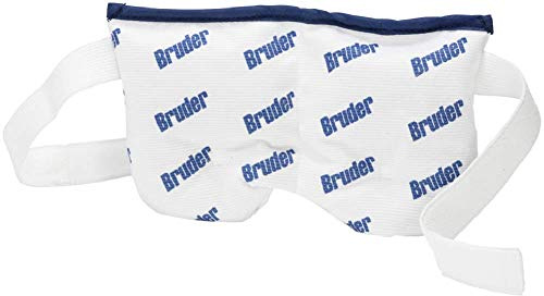 Bruder Sinus and Eye Compress l Microwave Activated | Moist Heat Eye Mask l Reusable and Washable l Soothing Relief for Dry Eyes, Eye Irritations, Sinus Pressure, Tensions, Allergies, and Headaches