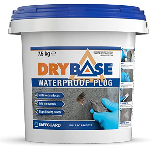 Drybase Plug 7.5 Kg plugging compound - Stop Water Leaks in just 30 seconds