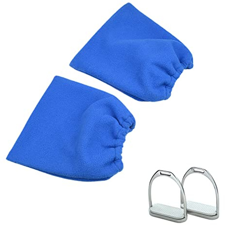 YUYUSO 1 Pair English Stirrup Covers Stirrup Bag Equine Iron Cover Iron Savers for Horse Saddle Protector