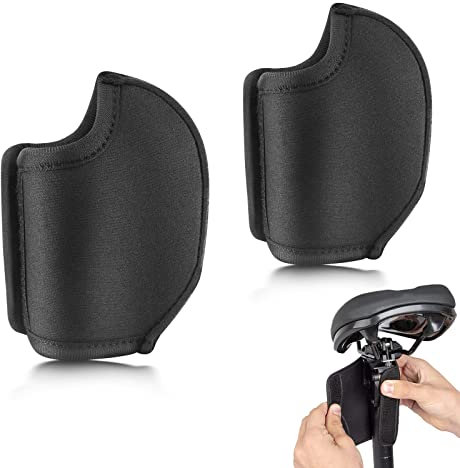 2 Stücke Sattelstütz Gefederte Schutz für Suntour Neoprenmanschette Nylonschette Gefederte Sattelstütze Gefedert Schutzhülle als Fingerschutz und Schutz gegen Staubeintritt