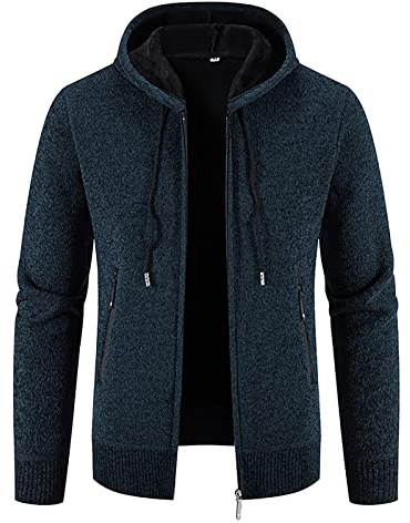 ZRYAZQ Blouson Homme Hiver Veste Chauffante Homme Manteau Hiver Blouson Chaud Parka Manteau Chauffant Laine Polaire Chaude Sweat Capuche Cadeau Noël Tactique Couple Blousons Sportswear Polaire