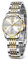 OLEVS Bicolor Uhren Damen Metallarmband Elegante Edelstahl Damenuhren Klein Weiß Zifferblatt Uhr für Frauen mit Datumsanzeige Silber Gold Quarz Analog Damen Armbanduhr Wasserdicht Geschenke