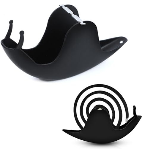 Soporte Bobina Mosquito Porta Incienso En Espiral Soporte Espiral Mosquitos Estuche Bobina Mosquito con Forma Caracol Creativo Portátil para Dormitorio, Sala De Estar