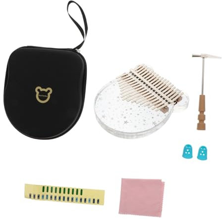 TEMPNAP Mini-daumenklavier Mit Tasten Kleines Instrument Für Anfänger Aus Hochwertigem Material Gefertigt Leicht Zu Spielen Und Tragbar