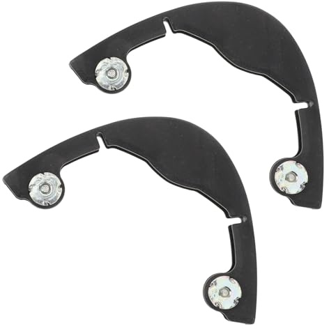 Gatuida Striscia Paraurti Protettiva per Skateboard 2 Pezzi, Copertura Bordo Skate in Plastica Resistente al Calore e all’Usura, Accessorio da Sci per Protezione Ponte e Coda, Adatta