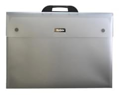 Westfolio Art Portfolio Folder Crystal A2, 100 Sheet Capacity, Carry Case Bag for Travel, Painting Storage, School, University, College, Homework, Projects