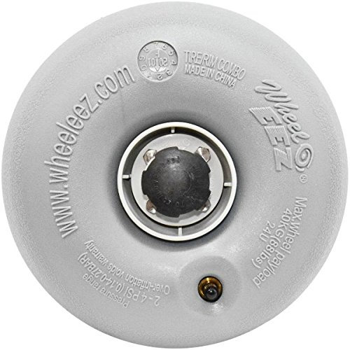 WheelEEZ 240mm Balloon Wheel Twist Lock Knob – for Beach Wheelchairs, Carts & Wagons, 40kg Load, 12.7mm Hub Bore, 110mm Tread