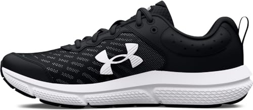 Under Armour Boys' Grade School Assert 10, (001) Black/White/White, 7, US