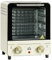HOMCOM Mini Oven, 15 Litres Electric Oven and Grill with 60-230℃ Adjustable Temperature, 60 Minute Timer, Include Baking Tray, Wire Rack and Crumb Tray, 1000W, Cream White