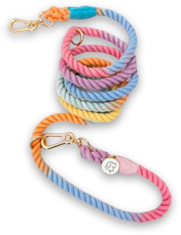 Bundle x Joy Guinzaglio per cani Hands Free Joy, lungo 2,1 m, regolabile, versatile corda a tracolla per cani di taglia piccola, media e grande, durevole per passeggiate, jogging, corsa e allenamento