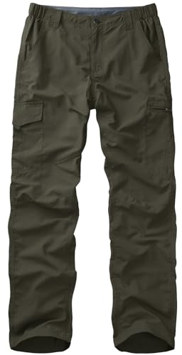 Winebox Walking Hiking Trousers Mens Quick Dry Lightweight Breathable Outdoor Fishing Climbing Travel Cargo Pants