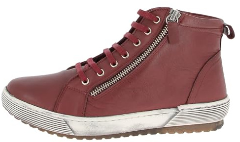 Andrea Conti Zapatillas Altas para Mujer, Granate, 38 EU