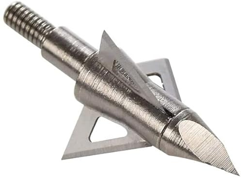 ELONG OUTDOOR 6/12/24 Stück 125 Grain Pfeilspitzen Jagdspitzen mit 3 Klingen Broadheads für Carbonpfeile Armbrust Bogenschießen Bogenjagd