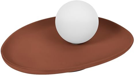 LEDVANCE DECOR Tischleuchte Clay Nest aus Ton, 1-flammig, nestförmiger Lampenkorpus in Braun, G9 Steckfassung für moderne Beleuchtung in Innenräumen, Leuchtmittel nicht enthalten.