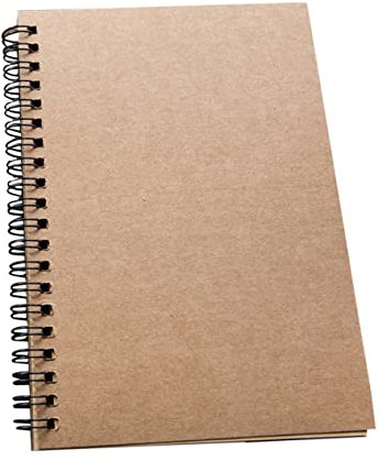 NUOBESTY Lcd-doodle-skizzenbuch Notizbuch Spiralnotizblock Aus Kraftpapier für Tagebuchlisten und Künstlerische Skizzen