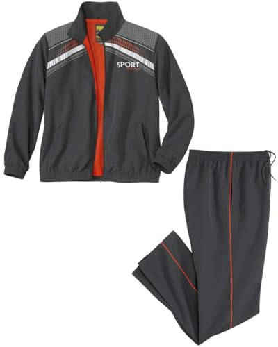 ATLAS FOR MEN - Zweifarbiger Jogging-Anzug Sport aus Microfaser - 5XL