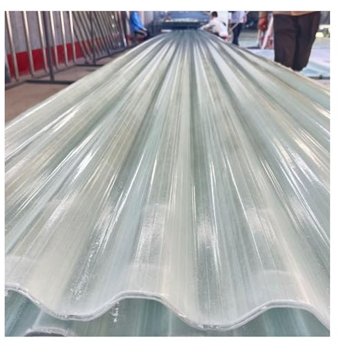 Placa Policarbonato Chapa Ondulada Transparente Planchas Revestimiento Repuesto Sala Espera Estación(0.9x1.4m/2.95x4.59ft)