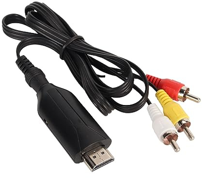 ZDETGU Convertitore da Interfaccia Multimediale HD a, Supporta Plug and Play 4K 30 Hz Senza Bisogno di Driver, con Display 3D e Ritorno del Suono, per Televisori più Vecchi, Monitor,