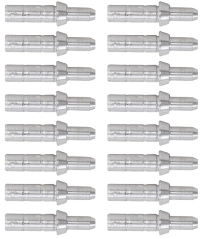 Veemoon Queues D’encoches en Aluminium 4,2mm pour Flèches, Accessoire de Remplacement, 40 Pièces, pour L’entraînement à L’archerie