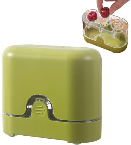 Snocciolatore manuale per ciliegie - Gadget da cucina a pressione per rimuovere i noccioli della frutta | Snocciolatore per ciliegie tipo pressa - Per casa, ristorante, famiglia, preparazione di dolci