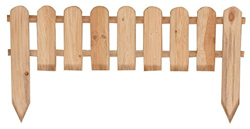 ITALFROM BORDURA STECCATO all'Inglese per AIUOLE Giardino in Legno di Pino- CM 110 X 28/48H