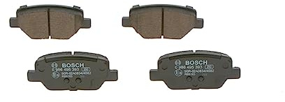 Bosch BP1766 - Pastiglie Freni Auto, Asse Posteriore - Qualità Bosch - Riduzione del Rumore e della Polvere - Certificazione ECE-R90 - Senza Rame - 1 Confezione da 4 Pastiglie