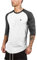 Herren Contrast 3/4 Sleeve Raglan Regular Fit Baseball T-Shirt Herren Raglan Contrast Ls T-Shirt