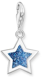 Thomas Sabo Charm Club Silver star-shaped charm pendant Recycled 925 silver, Women, 2055-007-32