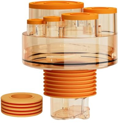 Juntas de tubería de drenaje, anillo de sellado de tubería de drenaje: la manguera de drenaje de piso impermeable sella el tapón de sellado de la lavadora - Anillo de sellado de tubería versátil