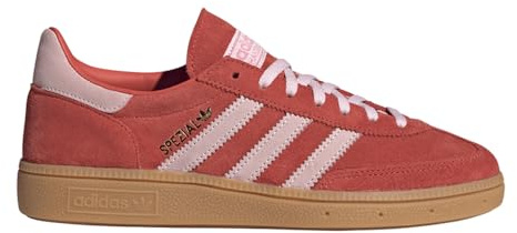 adidas Scarpe da ginnastica Kreft per pallamano da uomo, Rosso brillante trasparente rosa gomma, 41 1/3 EU
