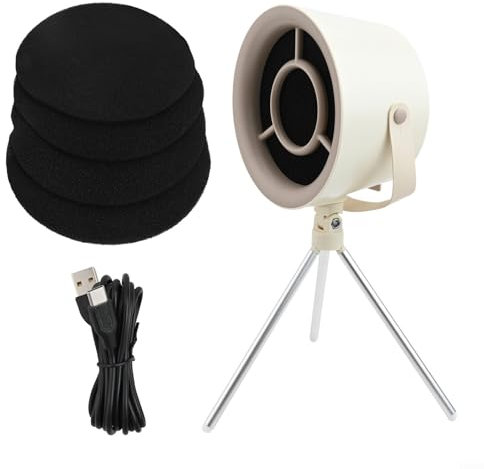 Hotte de table portable, hotte de bureau avec contrôle de vitesse de filtre remplaçable, grille d'aération de cuisine (#4)