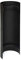Ofenrohr Hitzeschutz 150 mm Schwarz 460 mm Rauchrohr Wärmeschutz