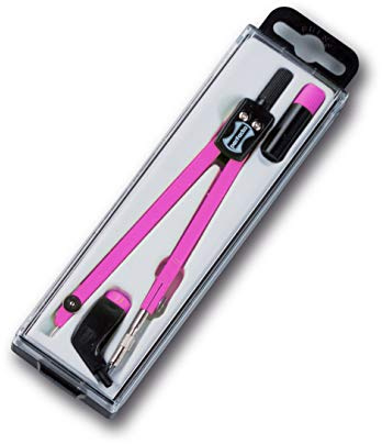 Compasso set 3 pezzi linea Fluo Fuxia