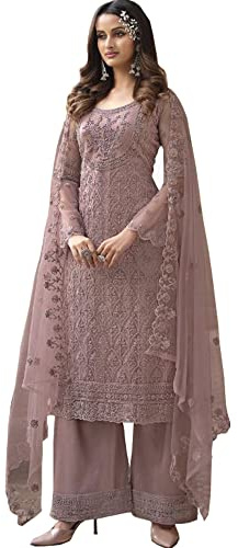 Designerharsha Indian Shalwar Kameez passar pakistansk sydd palazzo med Dupatta-klänningar
